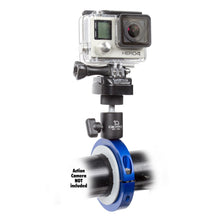 Load image into Gallery viewer, Pro-Mount-Pov-Camera-Mounting-System-Fits-Most-Pairo-Style-Cameras-Blue-Anodized-Finish-Daystar