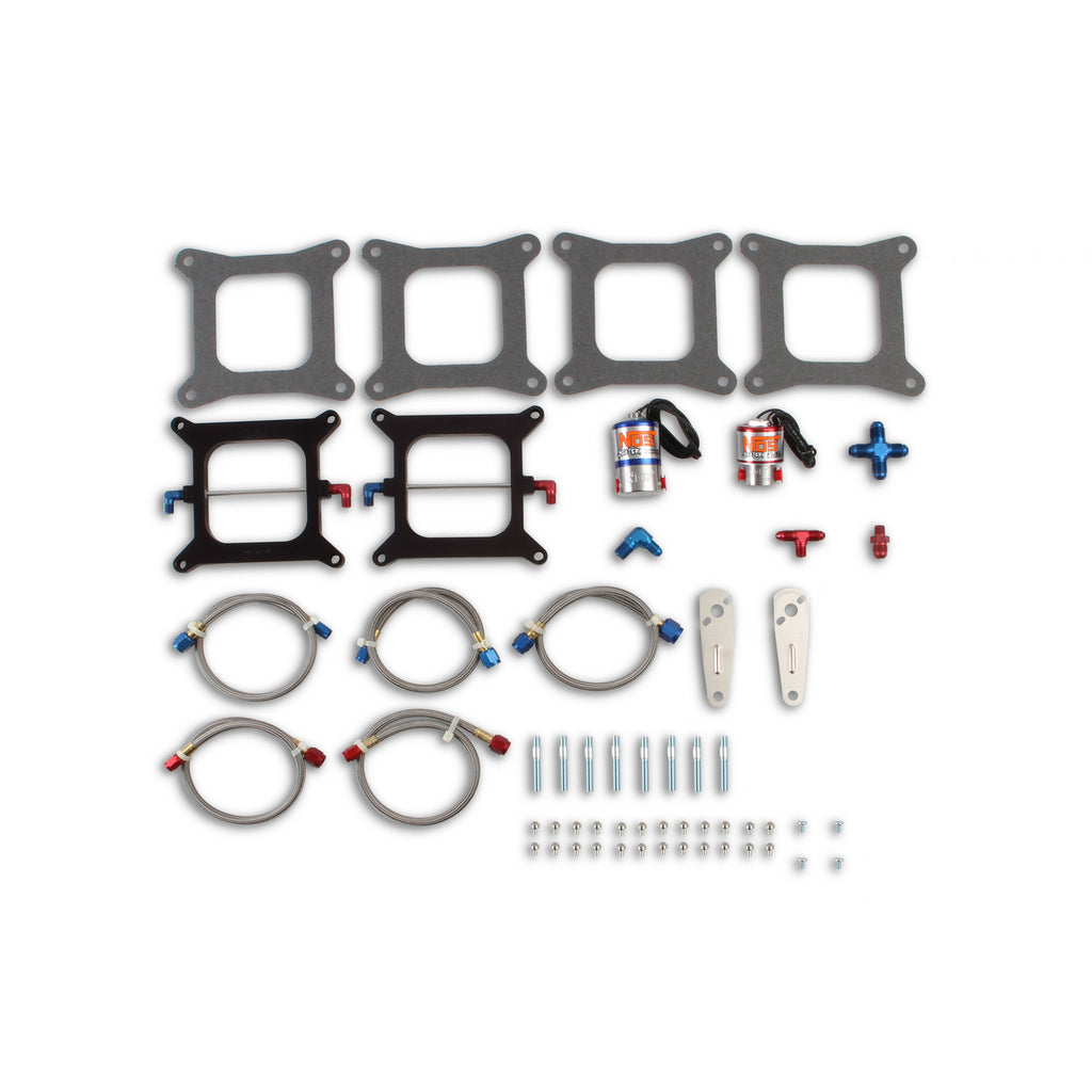 Pro-Shot-Fogger-Upgrade-Kit-Cheater-Nitrous-System---4150-Holley-Square-Flange-X-2