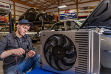 Load image into Gallery viewer, Proform 69580-26 Slim-Fit Radiator System, Universal, GM Style, 26-inch Core, Manual Transmission