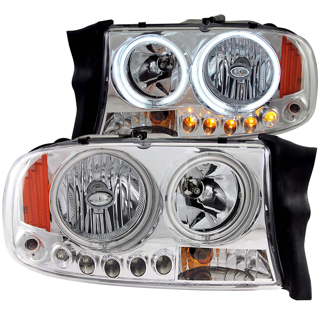 Projector-Headlights-With-Halo-Chrome-97-04-Dodge-Dakota
