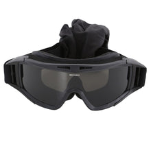 Load image into Gallery viewer, Protective-Goggles-With-Bag-Clear--Smoke--Amber-Lens
