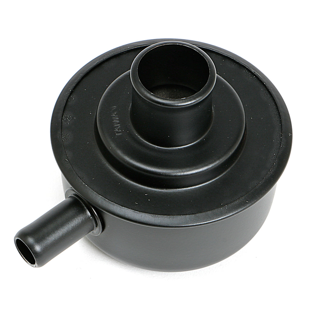 Push-In-Breather-Cap-WTube-(No-Grommet);-2-34-In.-Overall-Dia.--Asphalt-Black