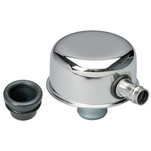 Load image into Gallery viewer, Push-In-Style-Breather-Cap-WTube-And-Grommet;-2-34-In.-Overall-Diameter-Chrome