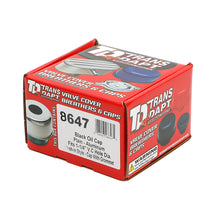 Load image into Gallery viewer, Push-In-Style-Oil-Cap;-1-14-In.-Neck--Asphalt-Black-Powder-Coated-(Aluminum)