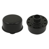 Mr. Gasket 9810BP  Push-On Breather - Flat Black