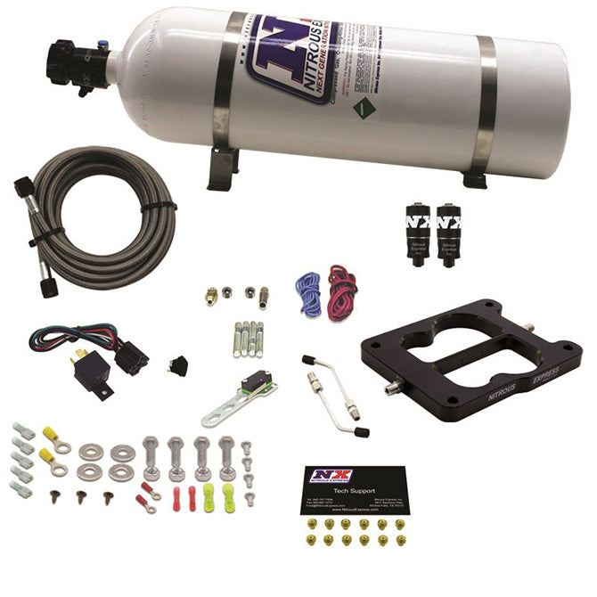 Q-JetHolley-Spread-Bore-Hitman-Plus-Nitrous-Kit-(50-200Hp)-W15Lb-Bottle