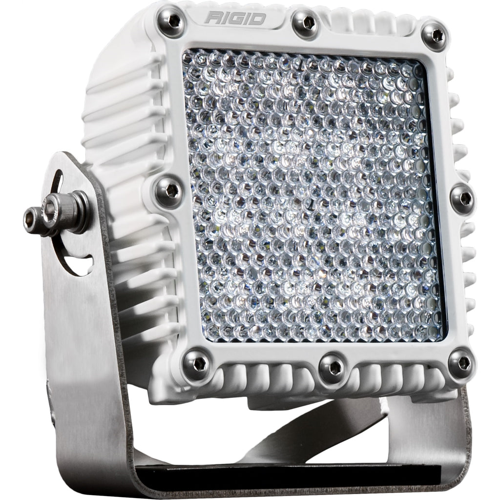 Q-Series-Pro-Led-Light,-Flood-Diffused,-White-Housing,-Single