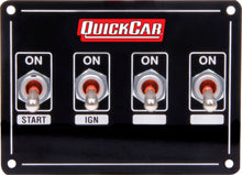 Load image into Gallery viewer, QUICKCAR RACING PRODUCTS 50-7431 Ignition Panel Extreme 4 Switch Single Ignition
