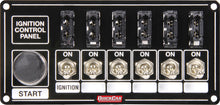 Load image into Gallery viewer, QUICKCAR RACING PRODUCTS 50-863 Ignition Panel Black Fused w/Start Button