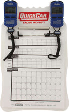 Load image into Gallery viewer, QUICKCAR RACING PRODUCTS 51-054 Clipboard Timing System White