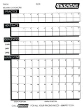 Load image into Gallery viewer, QUICKCAR RACING PRODUCTS 51-230 Time Organizer Sheets 50 Lap