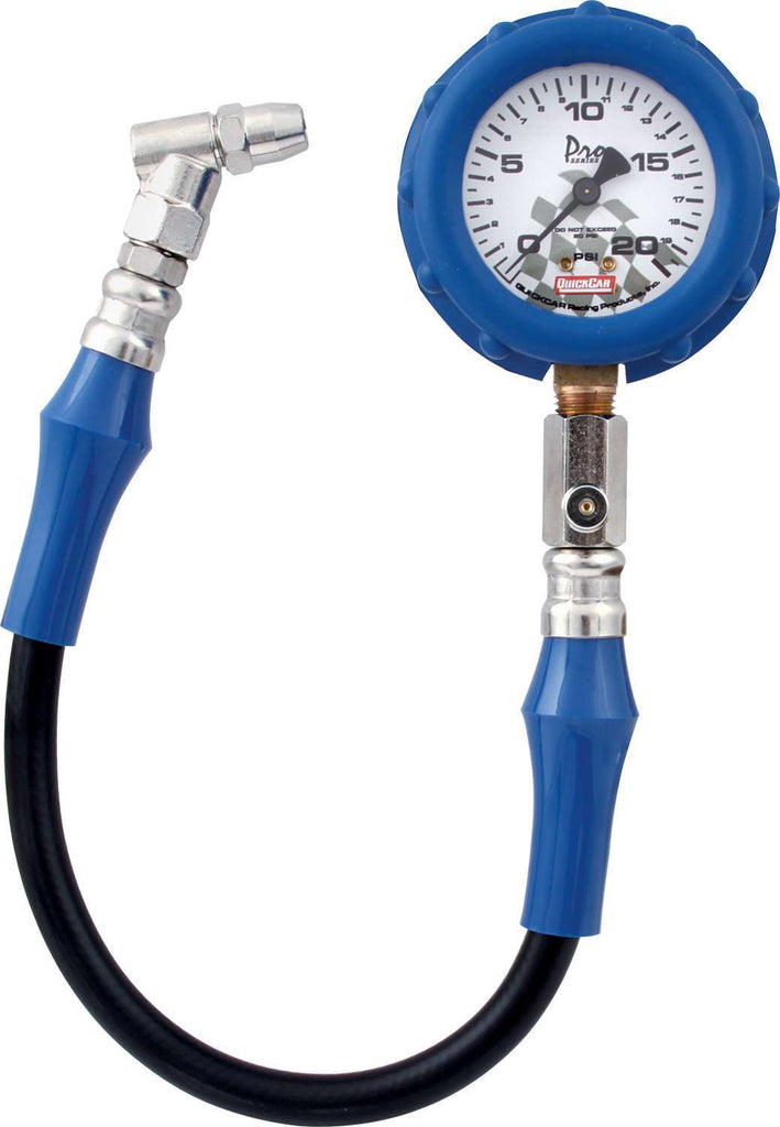 QUICKCAR RACING PRODUCTS 56-020 Tire Pressure Gauge 20 PSI