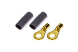 QUICKCAR RACING PRODUCTS 57-471 Ring Terminal #8 14-16 GA. Pair w/Heat Shrink