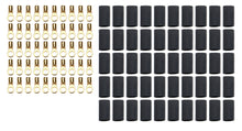 Load image into Gallery viewer, QUICKCAR RACING PRODUCTS 57-476-50 Ring Terminal #6 16-22 Ga w/Heat Shrink 50pk
