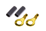 QUICKCAR RACING PRODUCTS 57-478 Ring Terminal 1/4 14-16 GA. Pair w/Heat Shrink