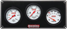 Load image into Gallery viewer, QUICKCAR RACING PRODUCTS 61-7017 3 Gauge Extreme Panel OP/WT/Volts