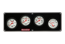 Load image into Gallery viewer, QUICKCAR RACING PRODUCTS 61-7027 4 Gauge Extreme Panel OP/WT/OT/Volt