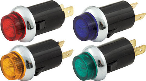 QUICKCAR RACING PRODUCTS 61-706 Warning Light Kit 3/4in Red/Blue/Green/Amber