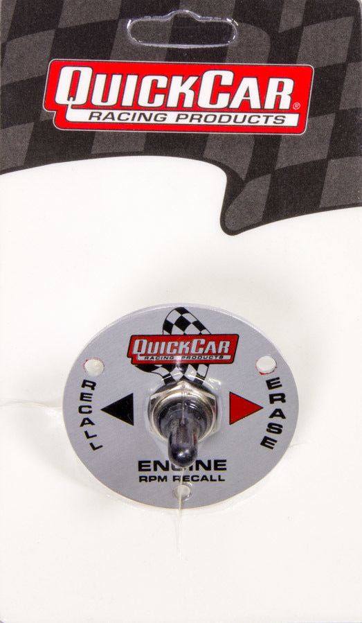 QUICKCAR RACING PRODUCTS 611-096 Remote Recall Switch Plate for 611-6002