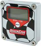 QUICKCAR RACING PRODUCTS 611-099 LCD Tachometer Checkered Flag Face