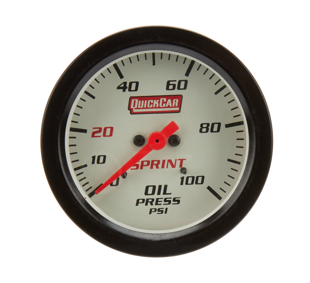 QUICKCAR RACING PRODUCTS 611-6004 Oil Pressure Sprint Gauge Only