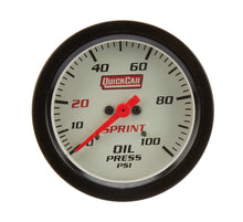 Load image into Gallery viewer, QUICKCAR RACING PRODUCTS 611-6004 Oil Pressure Sprint Gauge Only