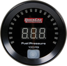Load image into Gallery viewer, QUICKCAR RACING PRODUCTS 67-005 Digital Fuel Pressure Gauge 0-100