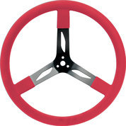 Load image into Gallery viewer, QUICKCAR RACING PRODUCTS 68-0041 17in Steering Wheel Steel Red