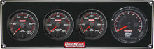 Load image into Gallery viewer, QUICKCAR RACING PRODUCTS 69-3041 Redline 3-1 Gauge Panel OP/WT/OT w/Recall Tach