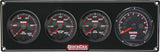 QUICKCAR RACING PRODUCTS 69-3041 Redline 3-1 Gauge Panel OP/WT/OT w/Recall Tach