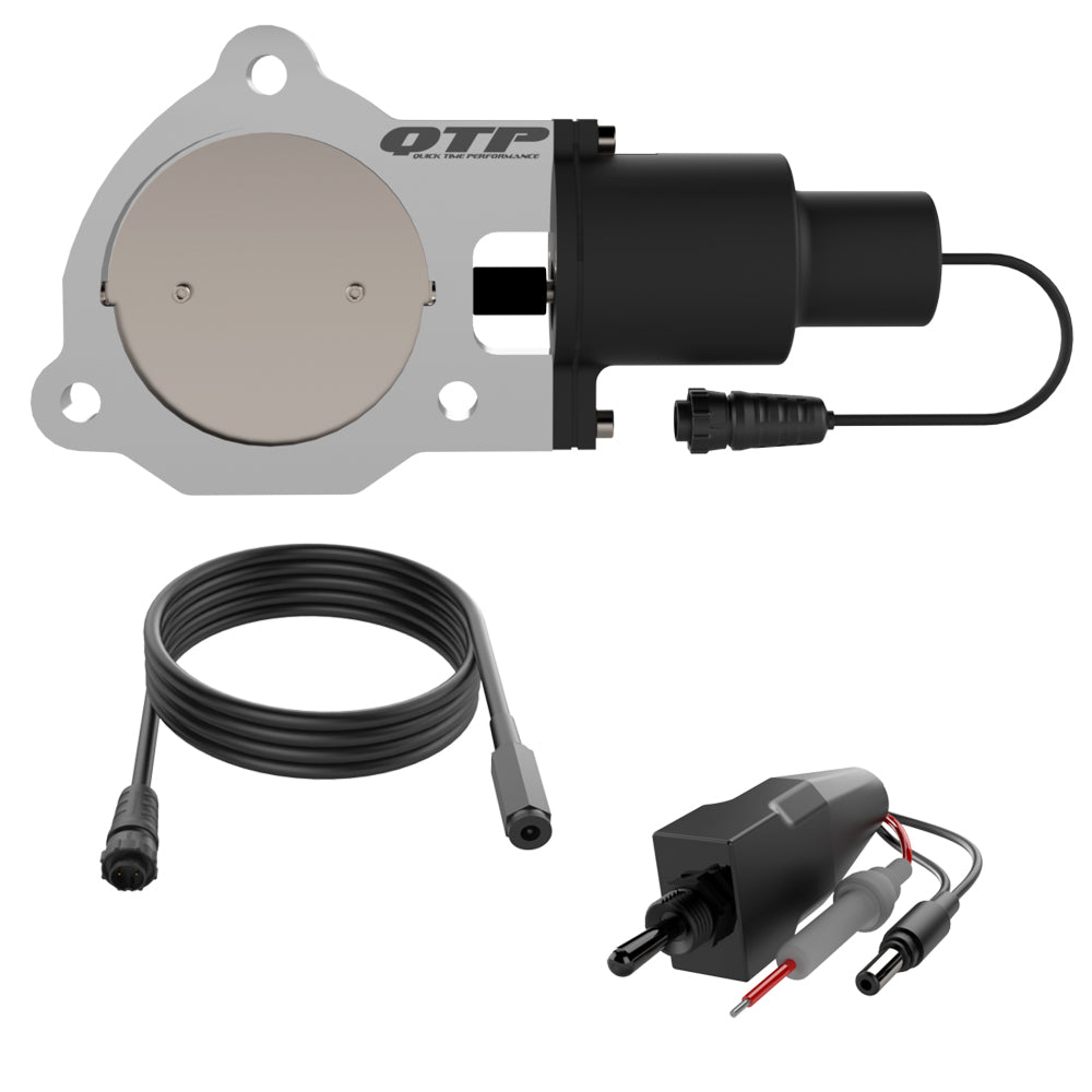 QUICK TIME PERFORMANCE QTEC35 3.50 Inch Electric E xhaust Cutout Valve