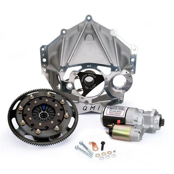 QUARTER MASTER 10038591ZZ Bellhousing Kit Alum 5.5in RM V-Drive