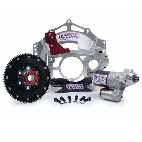 QUARTER MASTER 120509134TM Bellhousing Kit LM Chevy Top Pump MT Aluminum