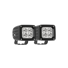 Load image into Gallery viewer, Quadrant-Led-Auxiliary-Light-3In-X-2.5In-Spot-W5W-Cree-(Set-Of-2)-Black-Harness--Brackets-Incl