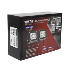 Load image into Gallery viewer, Quadrant-Led-Auxiliary-Light-3In-X-2.5In-Spot-W5W-Cree-(Set-Of-2)-Black-Harness--Brackets-Incl