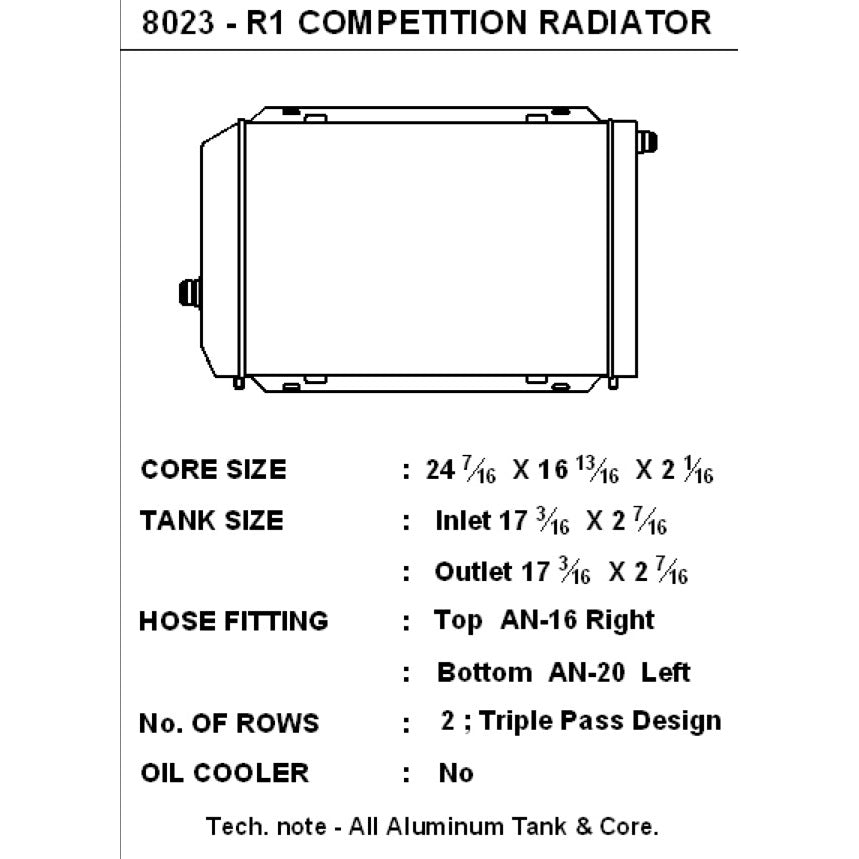 R-1-Triple-Pass-Ultimate-Motorsports-Competition-Radiator