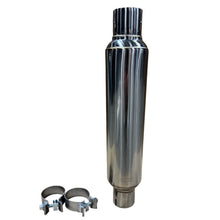 Load image into Gallery viewer, Kooks Custom Headers R250-14-CI 2-1/2in. Round Clamp In Muffler 14in. Long. Polished Stainless Steel.