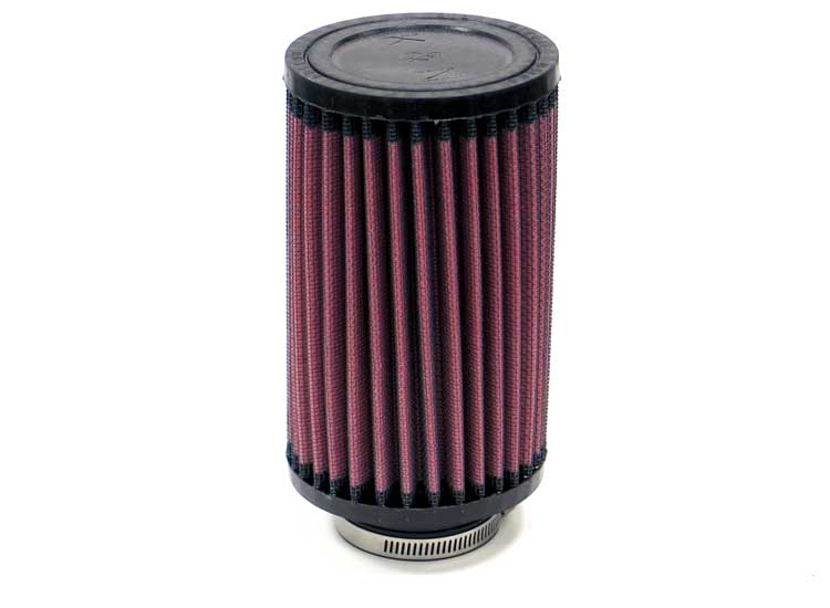K&N RA-0520 Universal Clamp-On Air Filter for Select Kawasaki KL250, Kawasaki KLX250