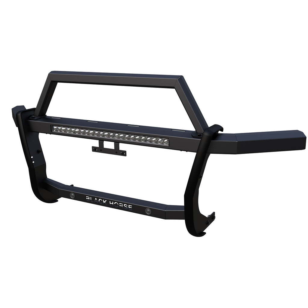Black Horse Off Road RAG101-K1 Rambler Grille Guard Kit for Select Chevrolet Silverado