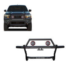 Load image into Gallery viewer, Black Horse Off Road RAGN01-K1PLFR Rambler Grille Guard Kit for Select Nissan Frontier