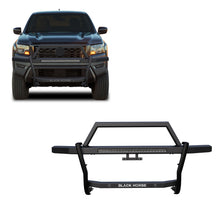 Load image into Gallery viewer, Black Horse Off Road RAGN01-K1 Rambler Grille Guard Kit for Select Nissan Frontier