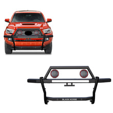 Load image into Gallery viewer, Black Horse Off Road RAGT01-PLFR Rambler Grille Guard Kit for Select Toyota Tacoma