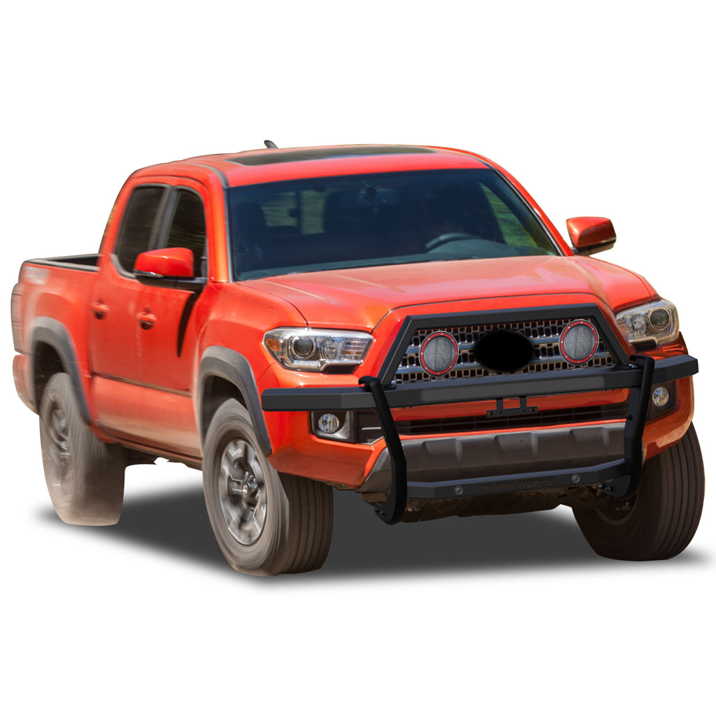 Black Horse Off Road RAGT01-PLFR Rambler Grille Guard Kit for Select Toyota Tacoma