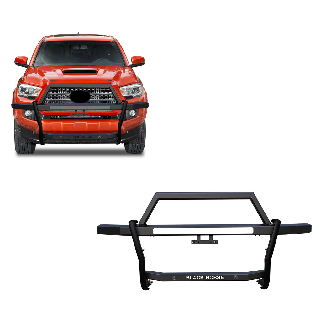 Black Horse Off Road RAGT01 Rambler Grille Guard for Select Toyota Tacoma