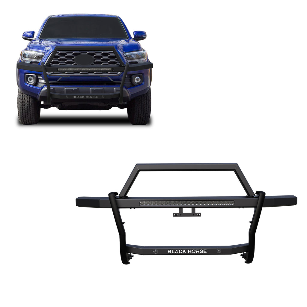 Black Horse Off Road RAGT20-K1 Rambler Grille Guard Kit for Select Toyota 4Runner