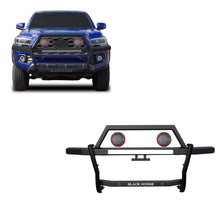 Load image into Gallery viewer, Black Horse Off Road RAGT20-PLFR Rambler Grille Guard Kit for Select Toyota 4Runner