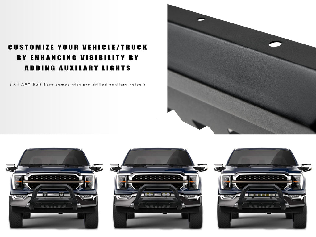 Armordillo 8712313 Armordillo 2010-2019 Toyota 4Runner Rayden Bull Bar - Matte Black for Select Toyota 4Runner