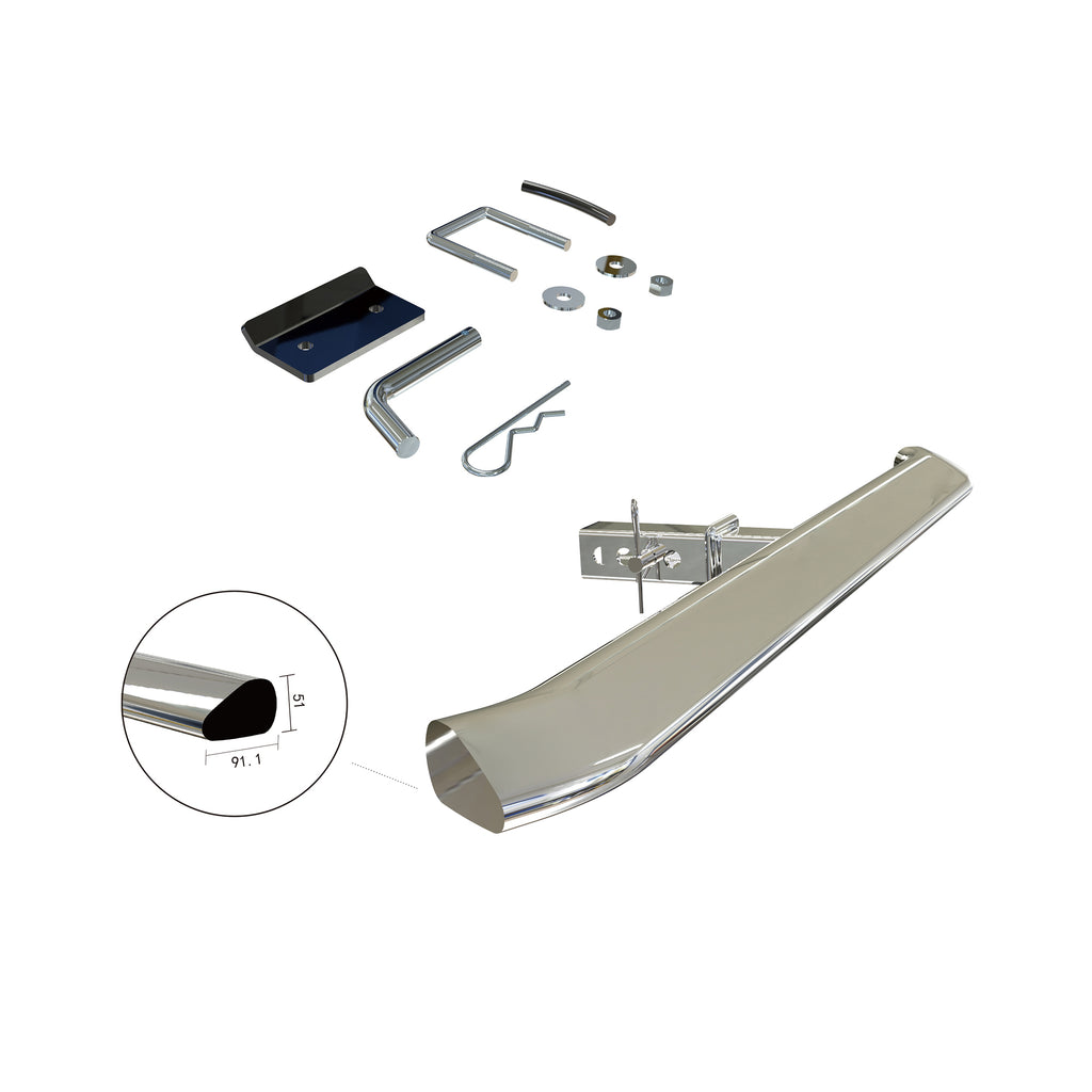 Black Horse Off Road RAZ48S Rear Hitch Step