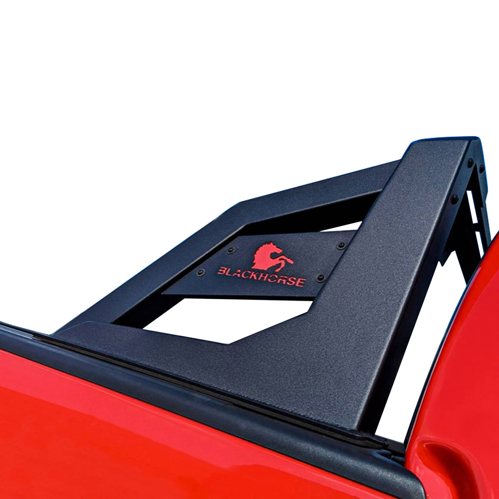 Black Horse Off Road RB-AR1B Armour Roll Bar for Select Chevrolet Silverado 1500, Chevrolet Silverado HD, Chevrolet Silverado 3500, Chevrolet Silverado HD, Dodge Ram 1500, Dodge Ram 2500, Dodge Ram 3500, Ford F-150, GMC Sierra 1500, GMC Sierra HD, GMC