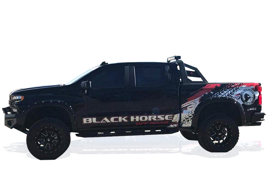 Black Horse Off Road RB-AR3B-KIT Armour Roll Bar Kit for Select Chevrolet Colorado, GMC Canyon, Toyota Tacoma